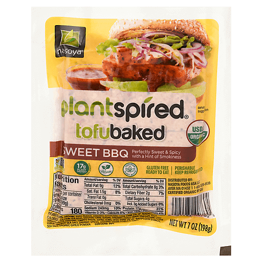 Organic Tofu Baked Sweet Bbq