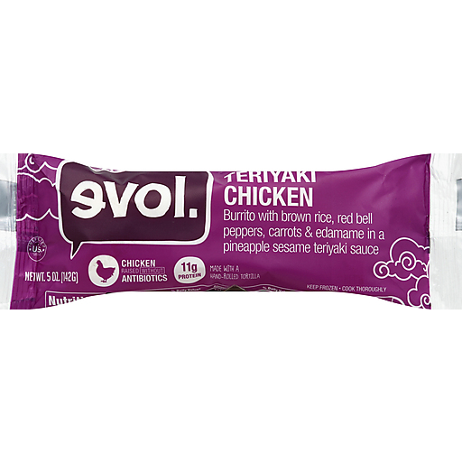 Teriyaki Chicken Burrito with Brown Rice