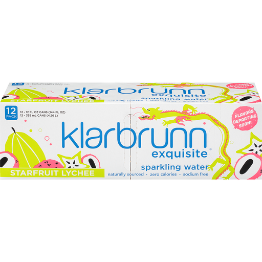 Starfruit Lychee Exquisite Sparkling Water, Starfruit Lychee