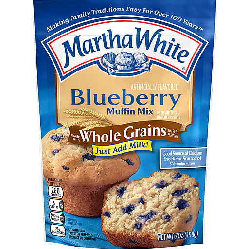 Photo of Martha White Blueberry Made W/Whole Grains Muffin Mix 7 Oz. Packet
