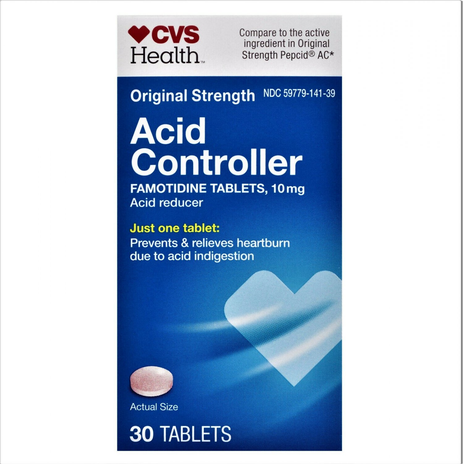 Photo of CVS Health Acid Controller Tablets