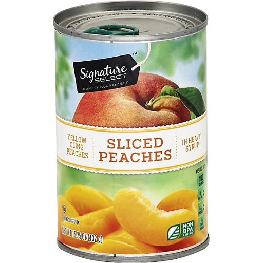 Yellow Cling Sliced Peaches in Heavy Syrup, Heavy Syrup
