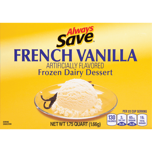 Frozen Dairy Dessert, French Vanilla