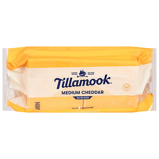 Tillamook Medium Cheddar Sliced