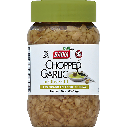 Chopped Garlic in Olive Oil