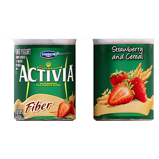 Strawberry Fiber Lowfat Yogurt, Strawberry