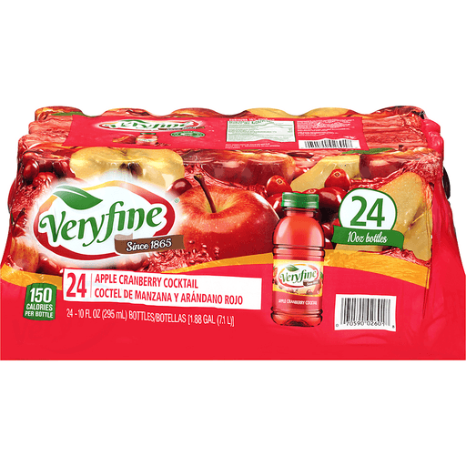Veryfine, Apple Cranberry Cocktail, Apple Cranberry, Apple Cranberry