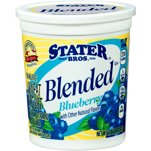 Blueberry Blended Lowfat Yogurt, Blueberry