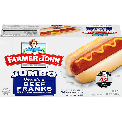 Beef Premium Jumbo Franks, Beef