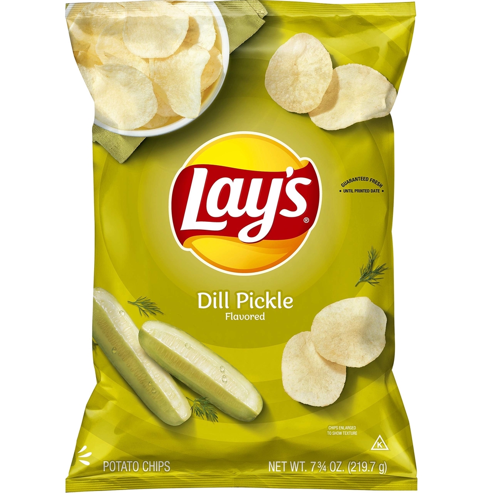 Photo of Lay's Dill Pickle Flavored Potato Chips