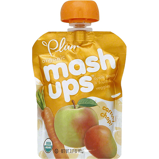 Organic Apple Sauce + Fruits & Veggies, Carroty Chop!