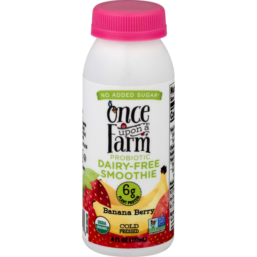 So Strawberry Cold Pressed Probiotic Dairy-Free Smoothie, so Strawberry