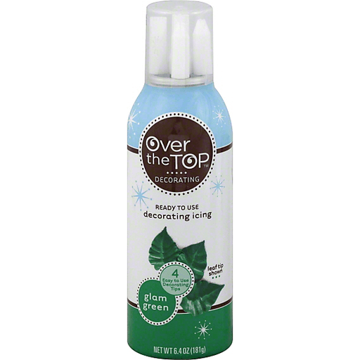 Glam Green Decorating Icing