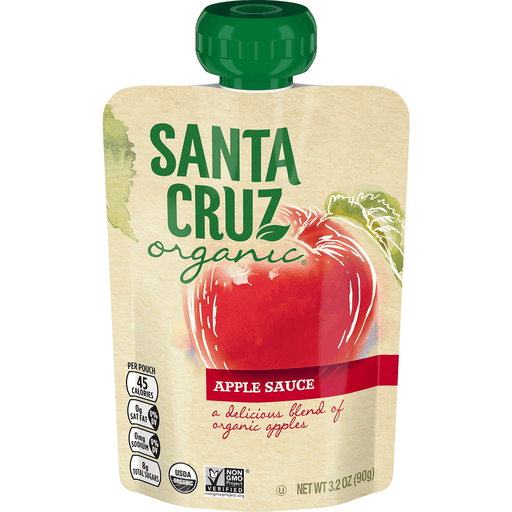 Photo of Santa Cruz Organic Apple Sauce Pouch, 3.2-Ounce