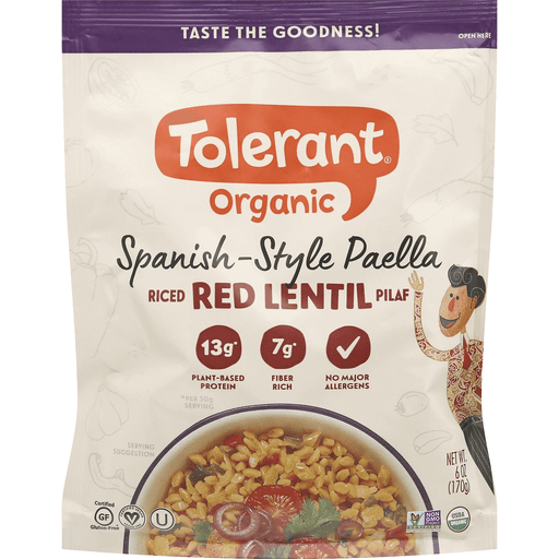 Spanish-Style Paella Riced Red Lentil Pilaf, Spanish-Style Paella