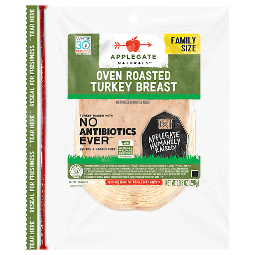 Photo of Applegate Naturals Natural Oven Roasted Turkey Breast Family Size, 10.5oz