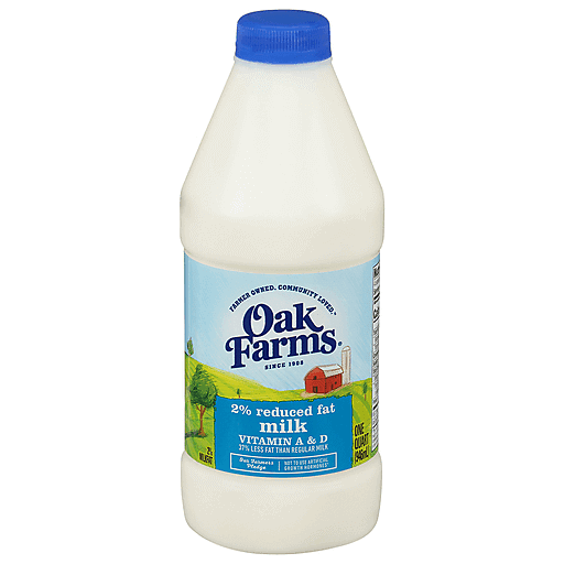 2% Reduced Fat Milk