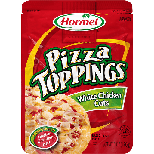 Hormel, White Chicken Cuts Pizza Toppings
