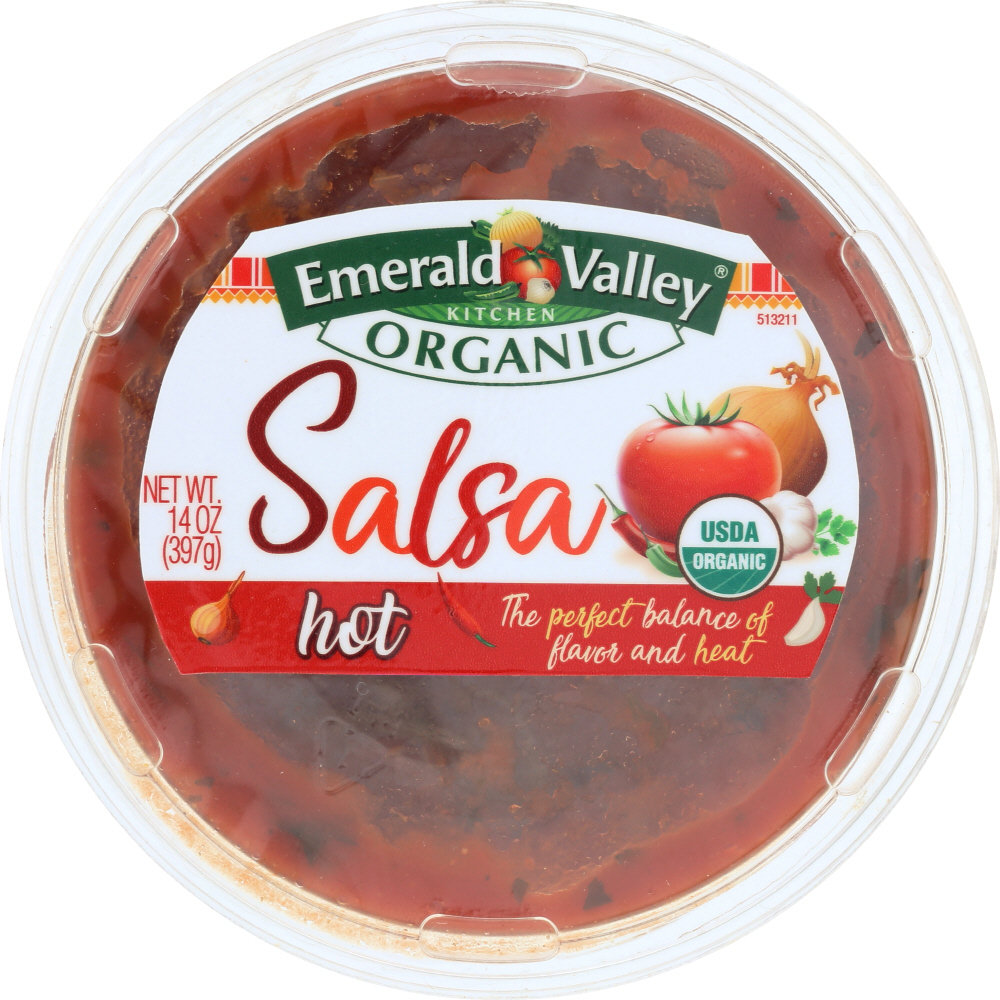 Photo of Emerald Valley Organic Hot Salsa, 14 Oz