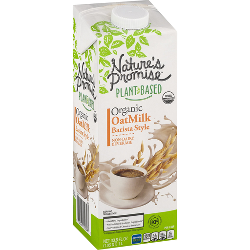 Barista Style Organic Oatmilk Non-Dairy Beverage, Barista Style