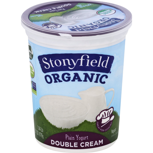 Plain Organic Double Cream Yogurt, Plain