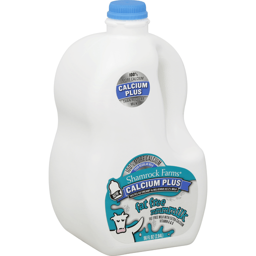 Shamrock Farms, Calcium Plus Fat Free Milk with Extra Calcium Vitamin a & D