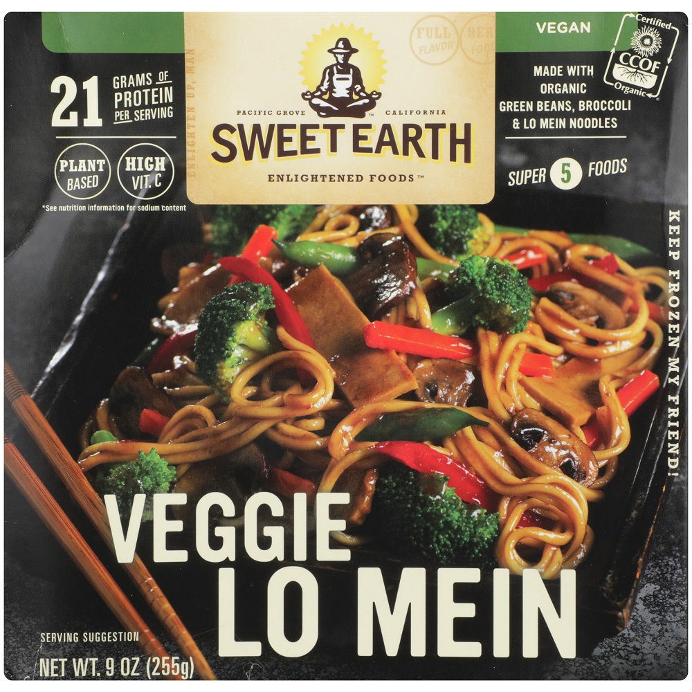 Photo of Sweet Earth Veggie Lo Mein Vegan Frozen Meal