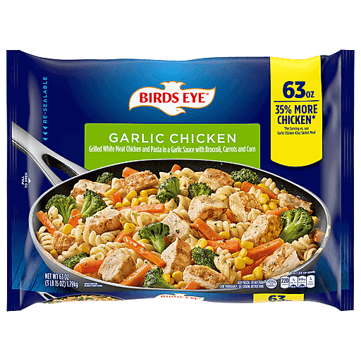 Garlic Chicken Grilled White Meat Chicken and Pasta in a Garlic Sauce with Broccoli