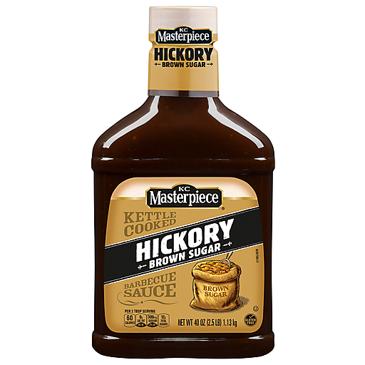 Photo of KC Masterpiece Barbecue Sauce, Hickory Brown Sugar, Kettle Cooked 40 Oz