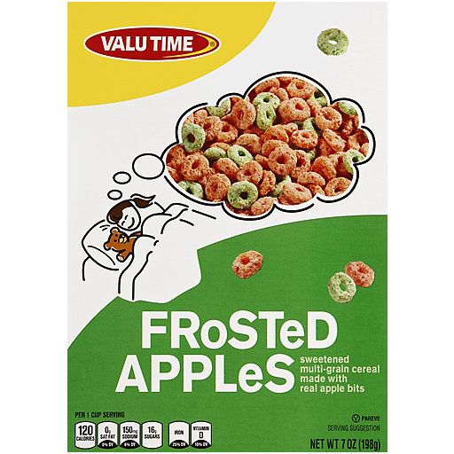 Frosted Apples Sweetened Multi-Grain Cereal, Frosted Apples