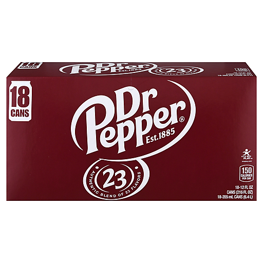 Photo of Dr Pepper Soda, 12 Fl Oz Cans