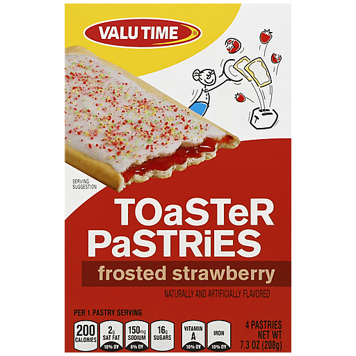 Frosted Strawberry Toaster Pastries, Frosted Strawberry