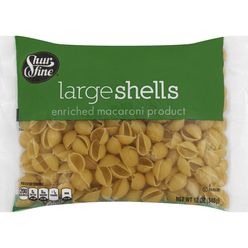 Largeshells, Enriched Macaroni Product