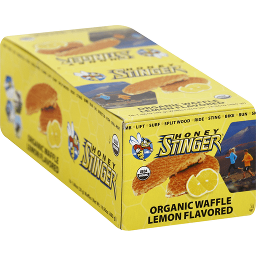 Honey Stinger, Lemon Waffle, Lemon, Lemon