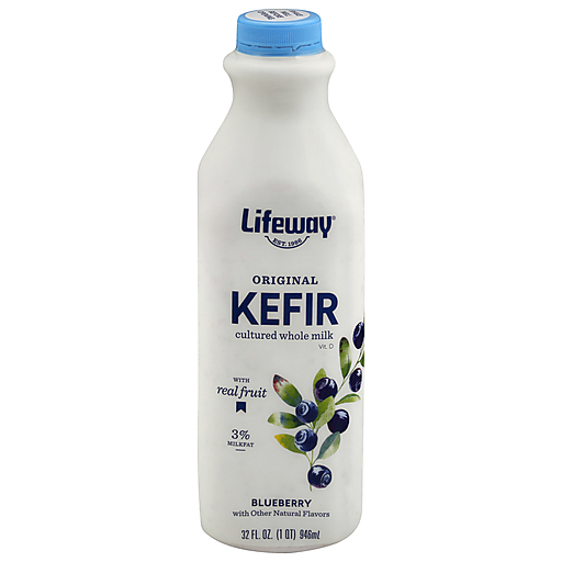 Blueberry Original Kefir Cultured Whole Milk, Blueberry