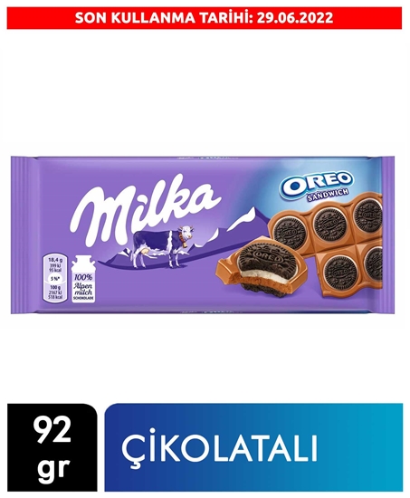 CHOCO.MILKA & OREO SANDWICH 92GR