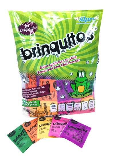 Brinquitos Sweet’n Sour Powder With Chili – 100 Ct