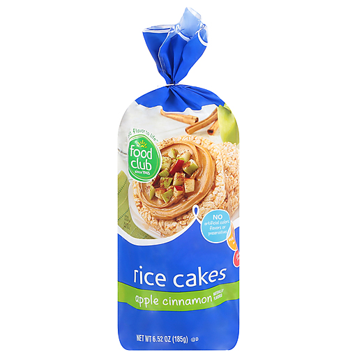 Food Club Apple Cinnamon Rice Cakes 6.52 Oz — UPC 36800302440 — Go-UPC