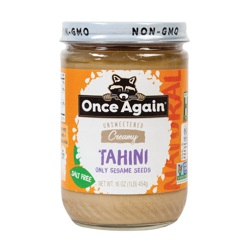 Creamy Unsweetened Salt Free Tahini, Creamy Unsweetened