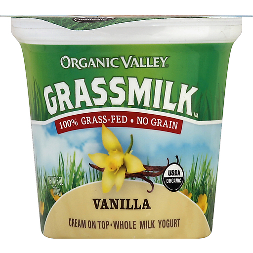 Organic Valley, Grassmilk, Whole Milk Yogurt, Vanilla