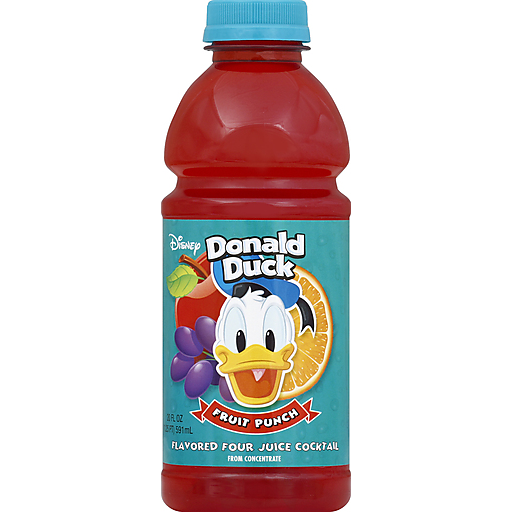 Fruit Punch Flavored Four Juice Cocktail from Concentrate, Fruit Punch
