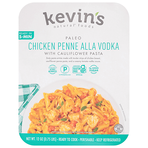Paleo with Cauliflower Pasta Chicken Penne Alla Vodka