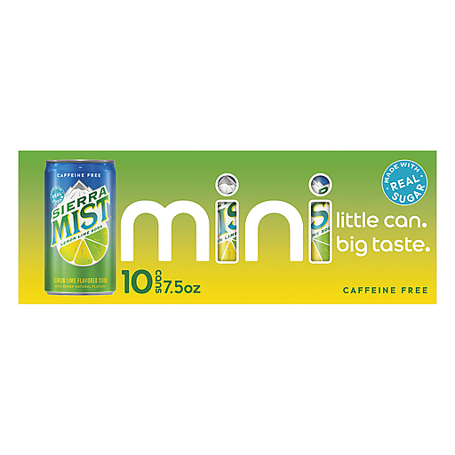 Lemon Lime Flavored Caffeine Free Soda, Lemon Lime