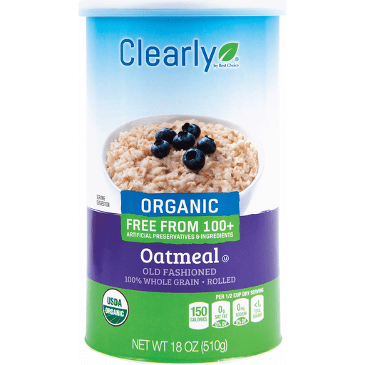 Organic Old Fashioned 100% Whole Grain Rolled Oatmeal