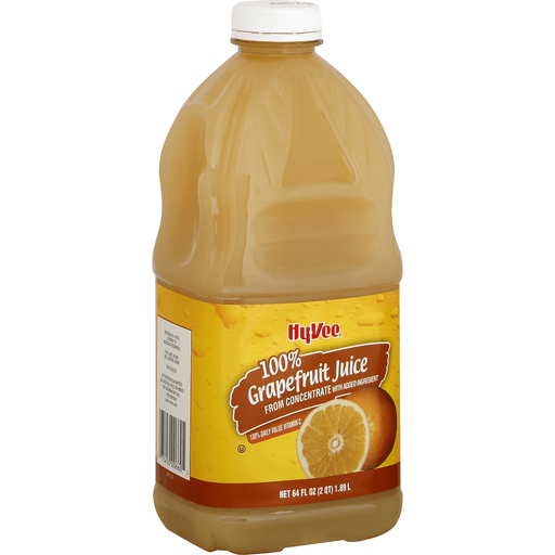 100% Grapefruit Juice From Concentrate with Added Ingredient