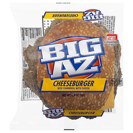 Photo of Big Az Cheeseburger, Beef Charbroil With Cheese 8.9 Oz