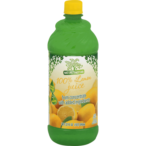 100% Lemon Juice From Concentrate, Lemon