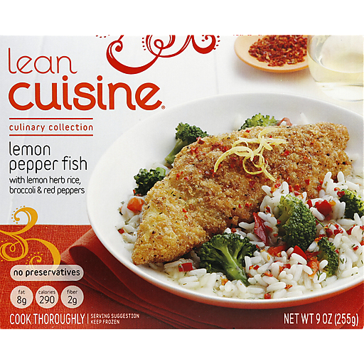 Lemon Pepper Fish with Lemon Herb Rice, Broccoli & Red Peppers, Lemon Pepper