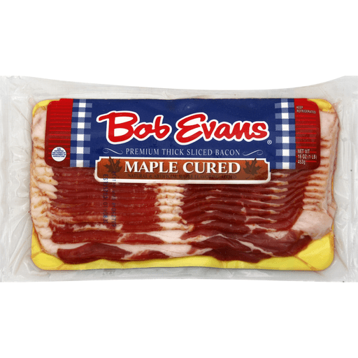 Maple Cured Thick Sliced Bacon, Maple Cured