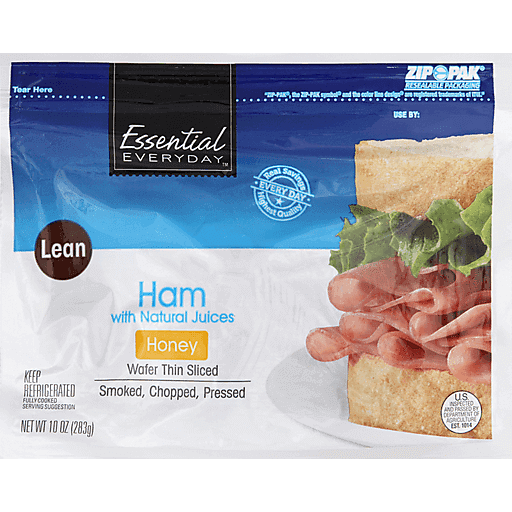 Essential Everyday, Ham with Natural Juices, Honey, Honey